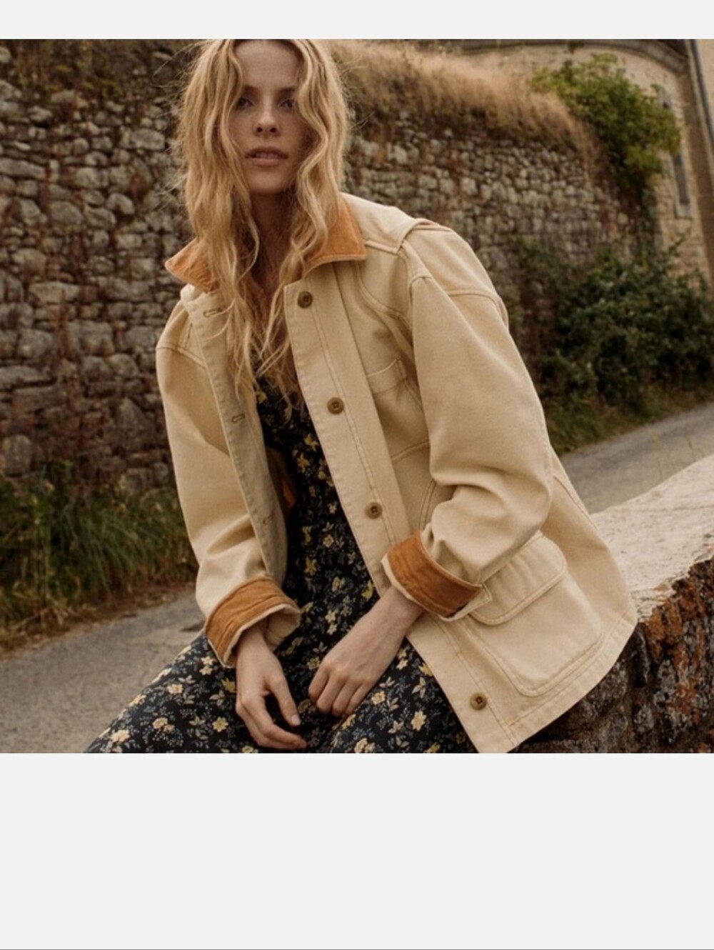 Doen Barn Jacket In Straw